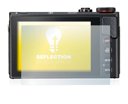 Imagen del dispositivo Canon PowerShot G9 X Mark II con una amplia variedad de protectores de pantalla.
