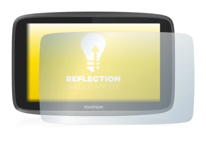 Imagen del dispositivo TomTom Go 6200 con una amplia variedad de protectores de pantalla.