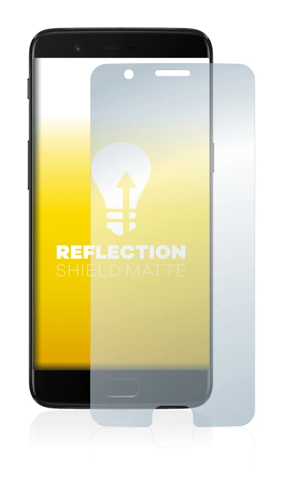 Imagen del dispositivo OnePlus 5 con una amplia variedad de protectores de pantalla.