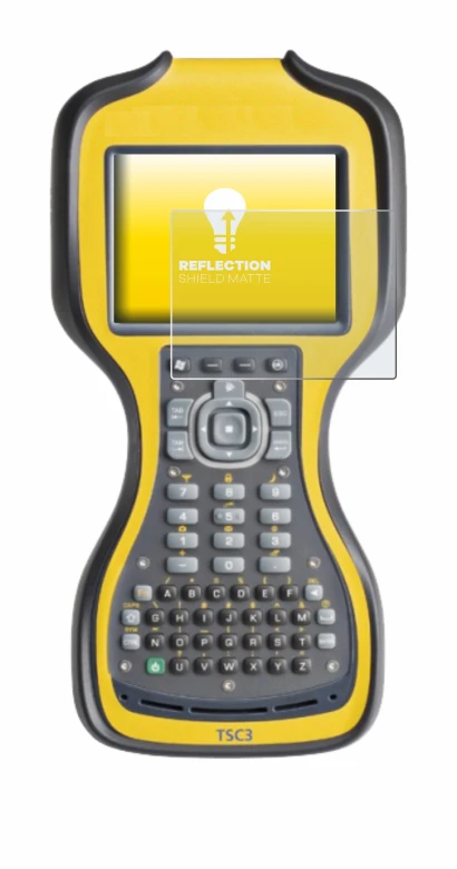 Imagen del dispositivo Trimble TSC3 con una amplia variedad de protectores de pantalla.