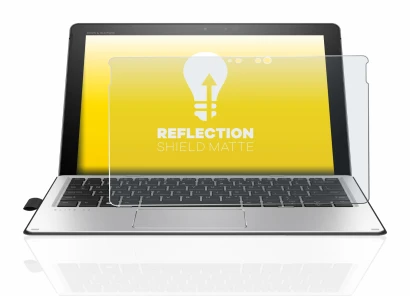 Imagen del dispositivo HP Elite x2 1012 G2 con una amplia variedad de protectores de pantalla.