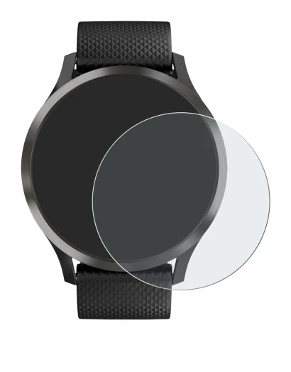 Imagen del dispositivo Garmin vivomove HR con una amplia variedad de protectores de pantalla.