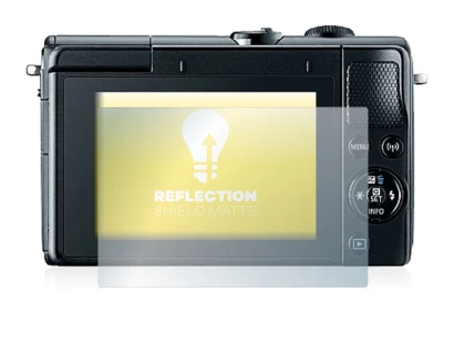 Imagen del dispositivo Canon EOS M100 con una amplia variedad de protectores de pantalla.