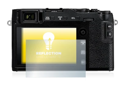Imagen del dispositivo Fujifilm X-E3 con una amplia variedad de protectores de pantalla.