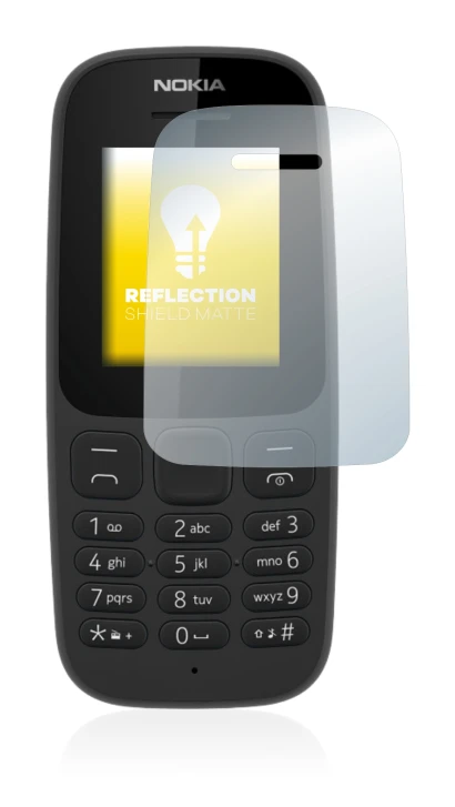 Imagen del dispositivo Nokia 105 2017 con una amplia variedad de protectores de pantalla.