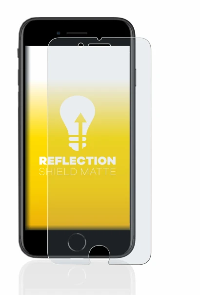 Imagen del dispositivo Apple iPhone SE 2 2020 con una amplia variedad de protectores de pantalla.