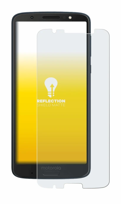 Imagen del dispositivo Motorola Moto G6 Plus con una amplia variedad de protectores de pantalla.