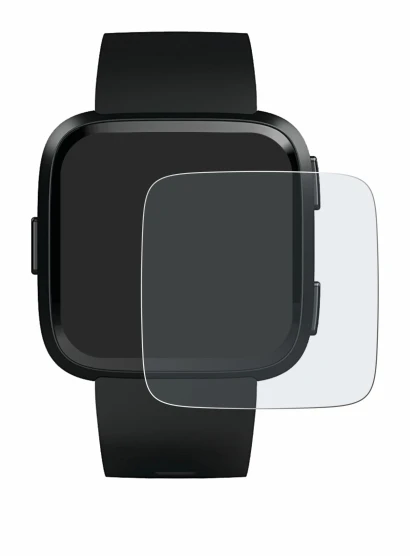 Imagen del dispositivo Fitbit Versa con una amplia variedad de protectores de pantalla.