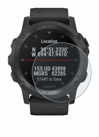 Imagen del dispositivo Garmin Tactix Charlie con una amplia variedad de protectores de pantalla.