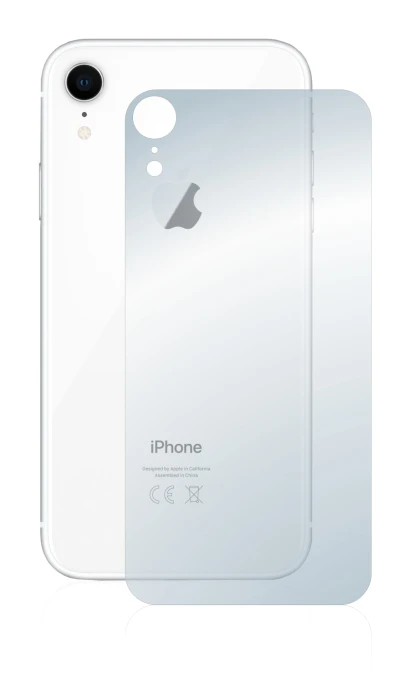 Imagen del dispositivo Apple iPhone XR (Trasera) con una amplia variedad de protectores de pantalla.