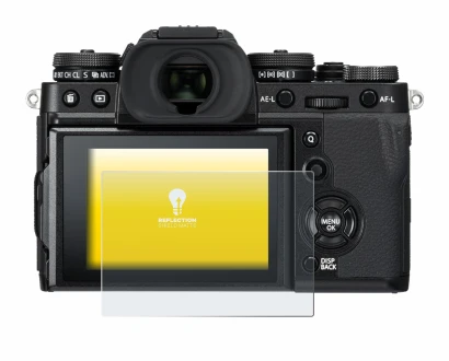 Imagen del dispositivo Fujifilm X-T3 con una amplia variedad de protectores de pantalla.