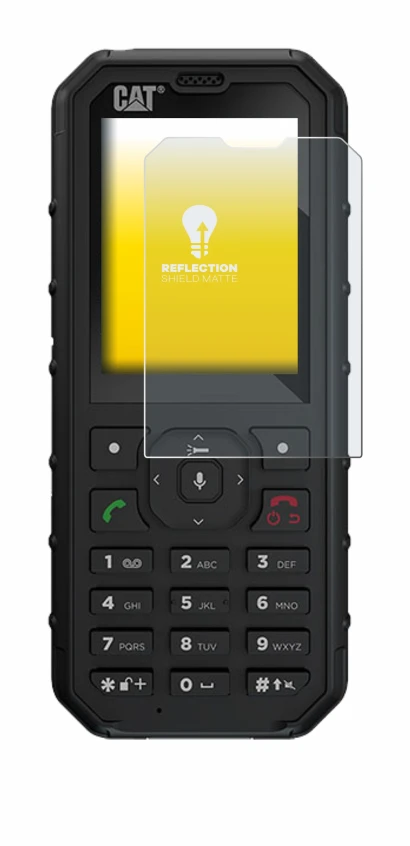 Imagen del dispositivo Caterpillar Cat B35 con una amplia variedad de protectores de pantalla.