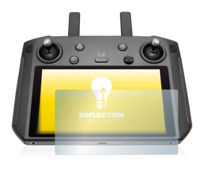 Imagen del dispositivo DJI Smart Controller con una amplia variedad de protectores de pantalla.