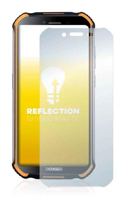 Imagen del dispositivo Doogee S40 con una amplia variedad de protectores de pantalla.