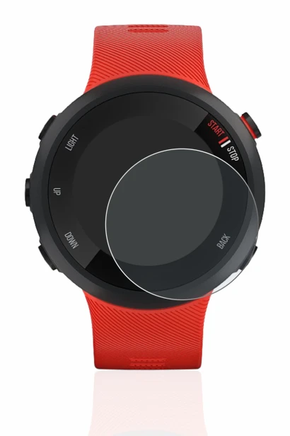 Imagen del dispositivo Garmin Forerunner 45 con una amplia variedad de protectores de pantalla.