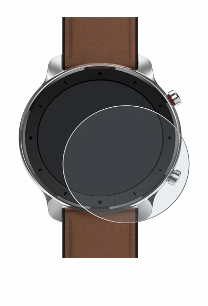Imagen del dispositivo Huami Amazfit GTR (47 mm) con una amplia variedad de protectores de pantalla.