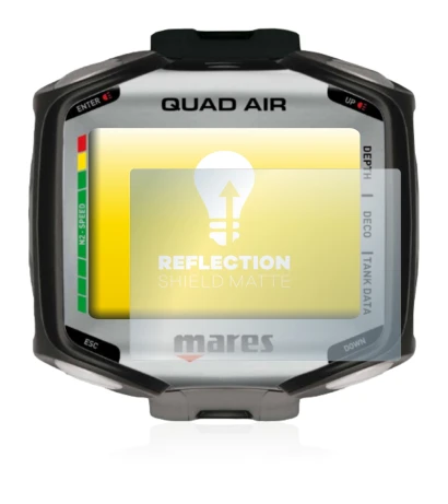 Imagen del dispositivo Mares Quad Air con una amplia variedad de protectores de pantalla.