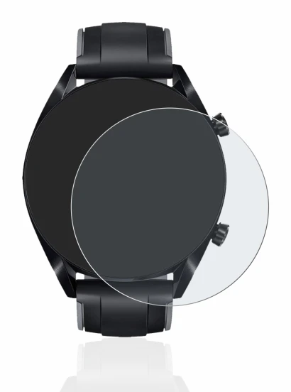 Imagen del dispositivo Huawei Watch GT 2 (46 mm) con una amplia variedad de protectores de pantalla.