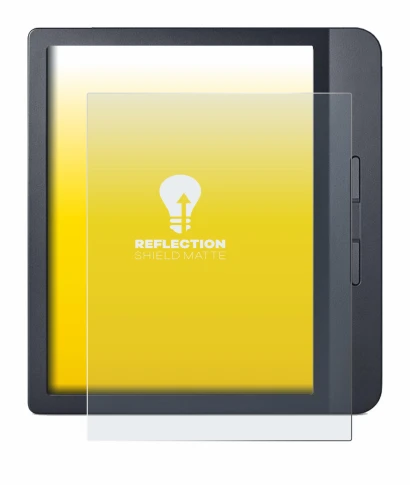 Imagen del dispositivo Kobo Libra H2O con una amplia variedad de protectores de pantalla.