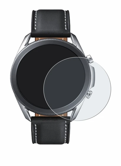 Imagen del dispositivo Samsung Galaxy Watch 3 (45mm) con una amplia variedad de protectores de pantalla.