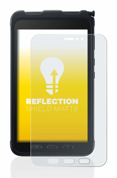 Imagen del dispositivo Samsung Galaxy Tab Active 3 con una amplia variedad de protectores de pantalla.