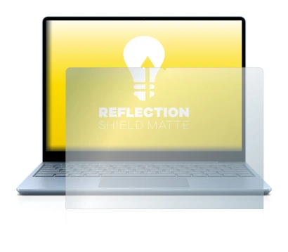 Imagen del dispositivo Microsoft Surface Laptop Go con una amplia variedad de protectores de pantalla.