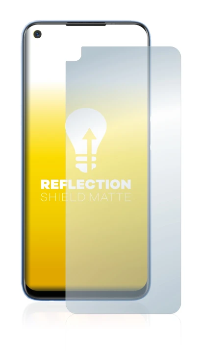 Imagen del dispositivo realme 7 con una amplia variedad de protectores de pantalla.