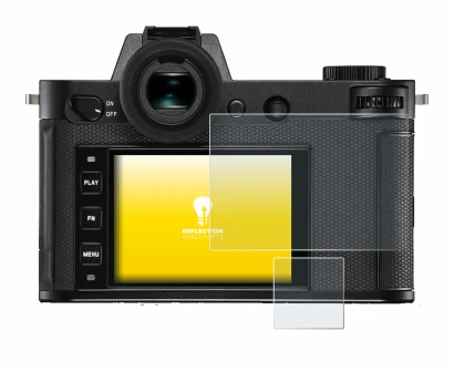 Imagen del dispositivo Leica SL2-S con una amplia variedad de protectores de pantalla.