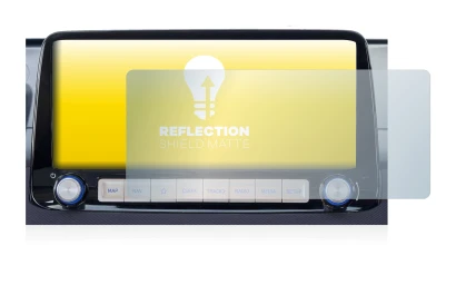 Imagen del dispositivo Hyundai Kona 2020 Infotainment System 10" con una amplia variedad de protectores de pantalla.