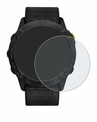 Imagen del dispositivo Garmin Enduro con una amplia variedad de protectores de pantalla.