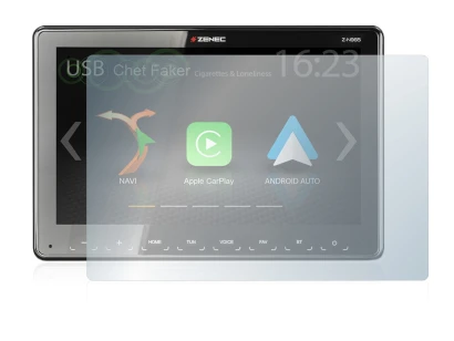 Imagen del dispositivo Zenec Z-N965 con una amplia variedad de protectores de pantalla.