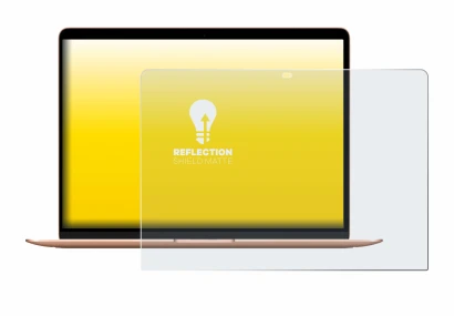 Imagen del dispositivo Apple MacBook Air M1 2020 con una amplia variedad de protectores de pantalla.