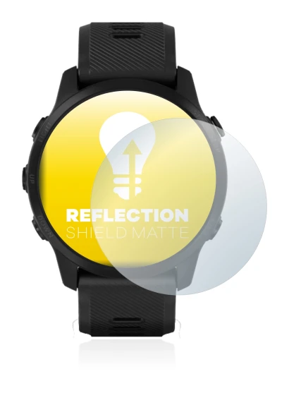 Imagen del dispositivo Garmin Forerunner 945 LTE con una amplia variedad de protectores de pantalla.