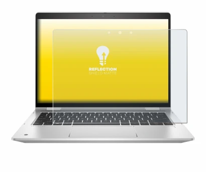 Imagen del dispositivo HP ProBook x360 435 G8 con una amplia variedad de protectores de pantalla.