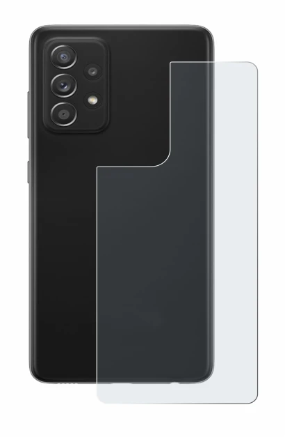 Imagen del dispositivo Samsung Galaxy A52s 5G (Trasero) con una amplia variedad de protectores de pantalla.