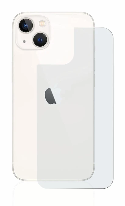 Imagen del dispositivo Apple iPhone 13 (Trasero) con una amplia variedad de protectores de pantalla.