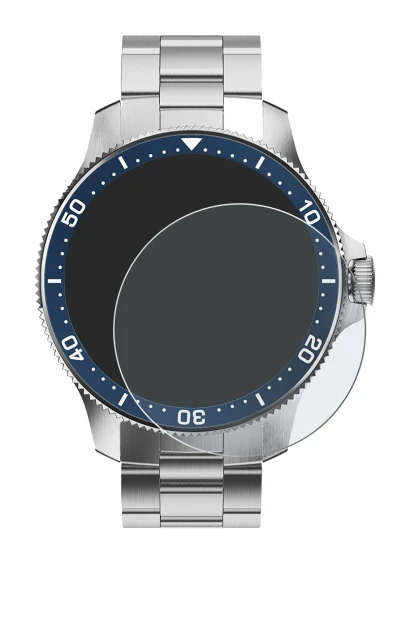 Imagen del dispositivo Withings ScanWatch Horizon (43 mm) con una amplia variedad de protectores de pantalla.