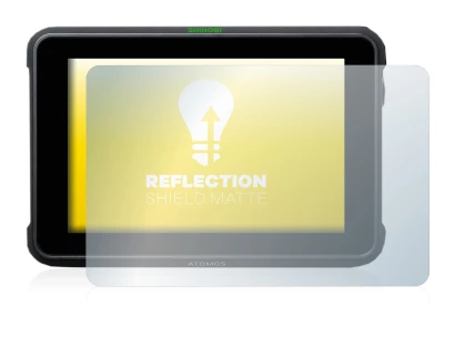 Imagen del dispositivo Atomos Shinobi 7 con una amplia variedad de protectores de pantalla.