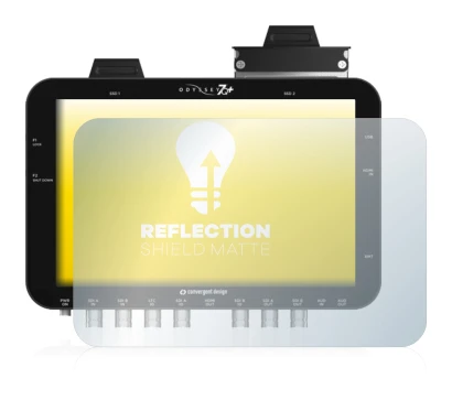 Imagen del dispositivo Convergent Design Odyssey 7Q+ con una amplia variedad de protectores de pantalla.