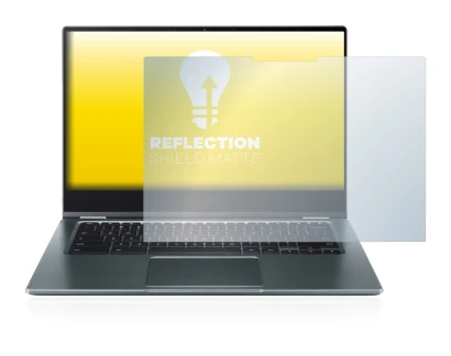 Imagen del dispositivo Acer Chromebook Spin 514 con una amplia variedad de protectores de pantalla.