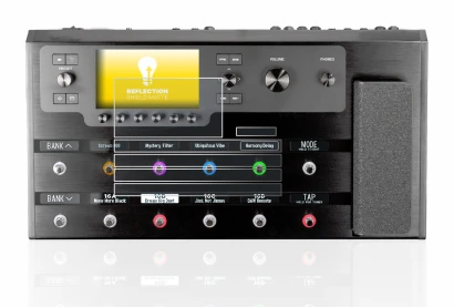 Imagen del dispositivo Line 6 Helix Floor con una amplia variedad de protectores de pantalla.