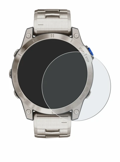 Imagen del dispositivo Garmin D2 Mach 1 con una amplia variedad de protectores de pantalla.