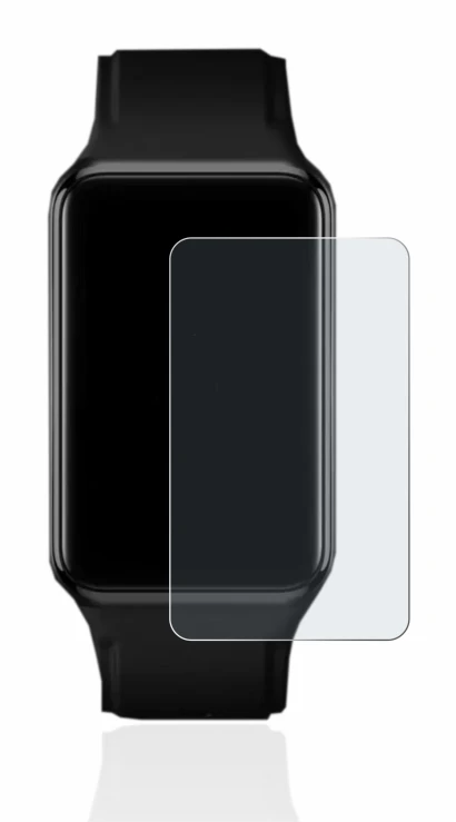 Imagen del dispositivo Oppo Watch Free con una amplia variedad de protectores de pantalla.