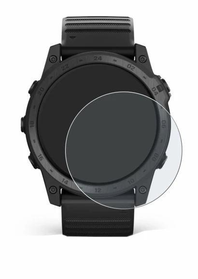 Imagen del dispositivo Garmin Tactix 7 Pro con una amplia variedad de protectores de pantalla.
