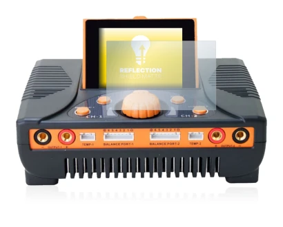 Imagen del dispositivo Junsi iCharger 406 Duo con una amplia variedad de protectores de pantalla.