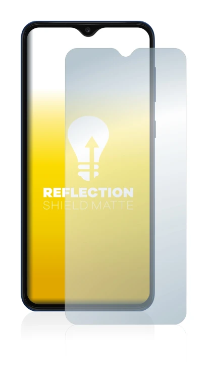 Imagen del dispositivo Samsung Galaxy A03 Core con una amplia variedad de protectores de pantalla.
