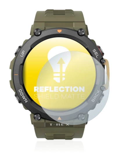 Imagen del dispositivo Huami Amazfit T-Rex 2 con una amplia variedad de protectores de pantalla.