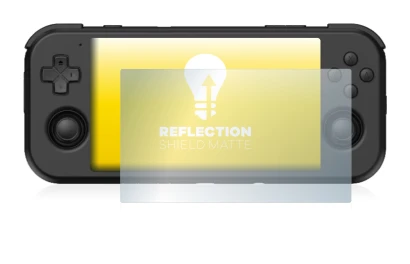 Imagen del dispositivo Retroid Pocket 3 con una amplia variedad de protectores de pantalla.