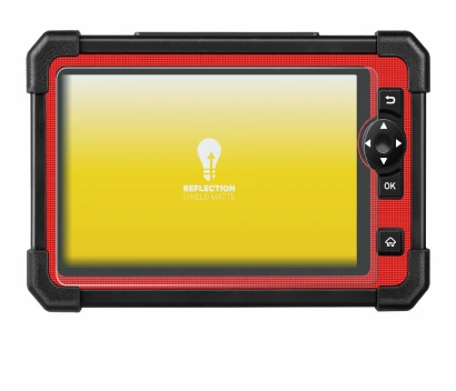 Imagen del dispositivo Launch X-431 CRP919E con una amplia variedad de protectores de pantalla.