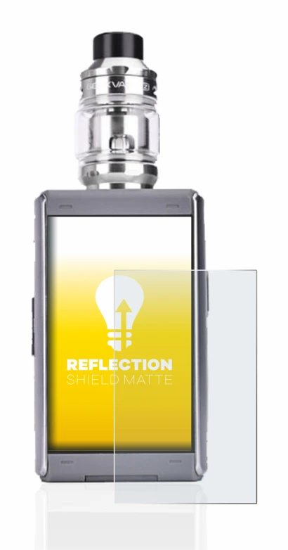 Imagen del dispositivo GeekVape T200 con una amplia variedad de protectores de pantalla.